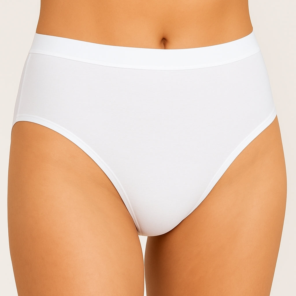 Vanting Sømløs bikinitrusse VT2711B Sort/Hvid