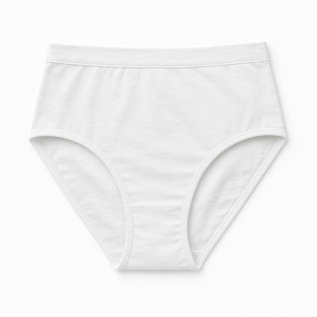 Vanting Sømløs bikinitrusse VT2711B Sort/Hvid
