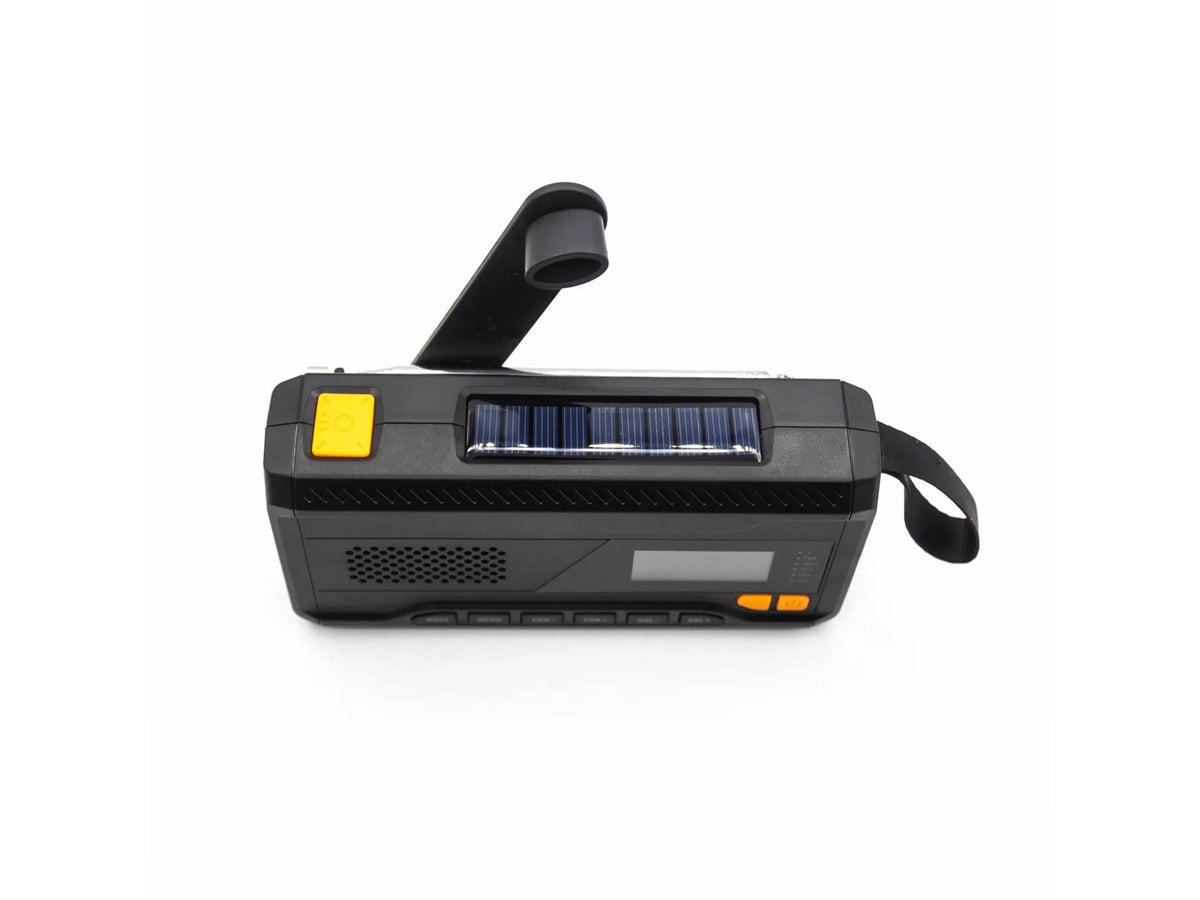 DENVER SCD-2033 - Emergency Radio - Solar - Dynamo - 2000 mAh Powerbank - DAB/FM - Sort