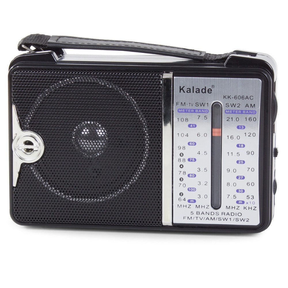Bærbar retro FM-Radio AM SW 1 til batterier og 220V