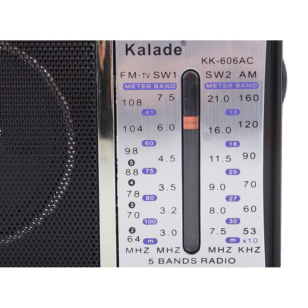 Bærbar retro FM-Radio AM SW 1 til batterier og 220V