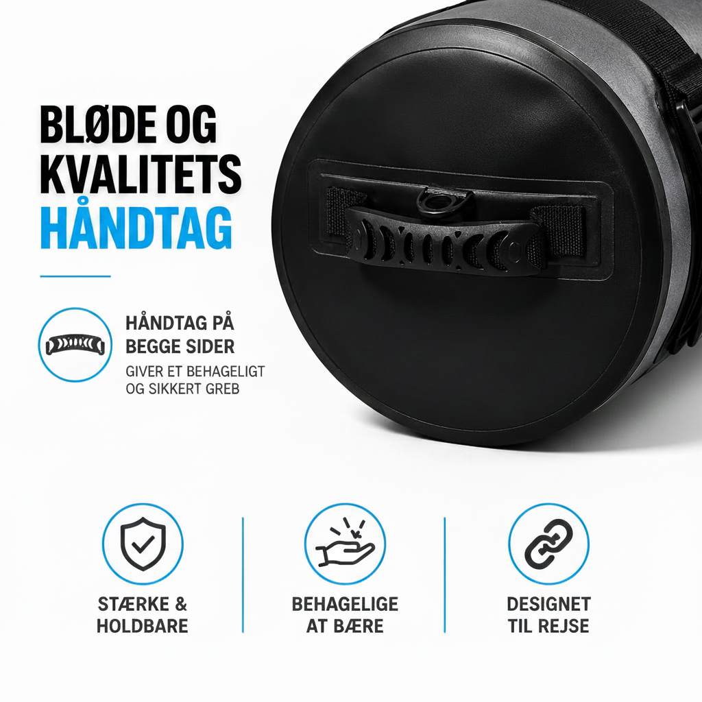 DriftPak – 100% Vandtæt Duffeltaske til Sport & Friluft (34L)