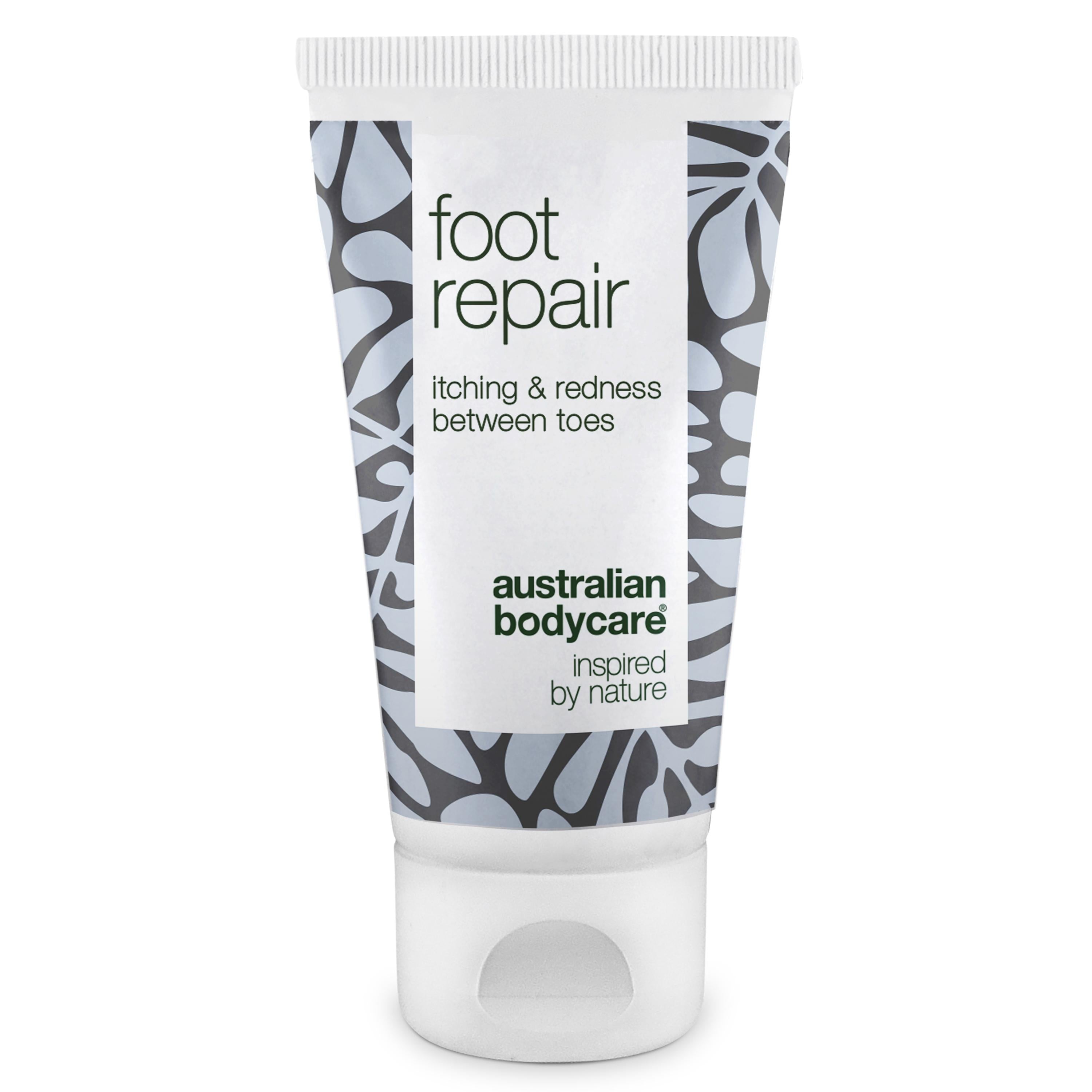 Fodgel med Tea Tree Oil — Lindrende gel mod kløe, svie og rødme mellem tæerne.