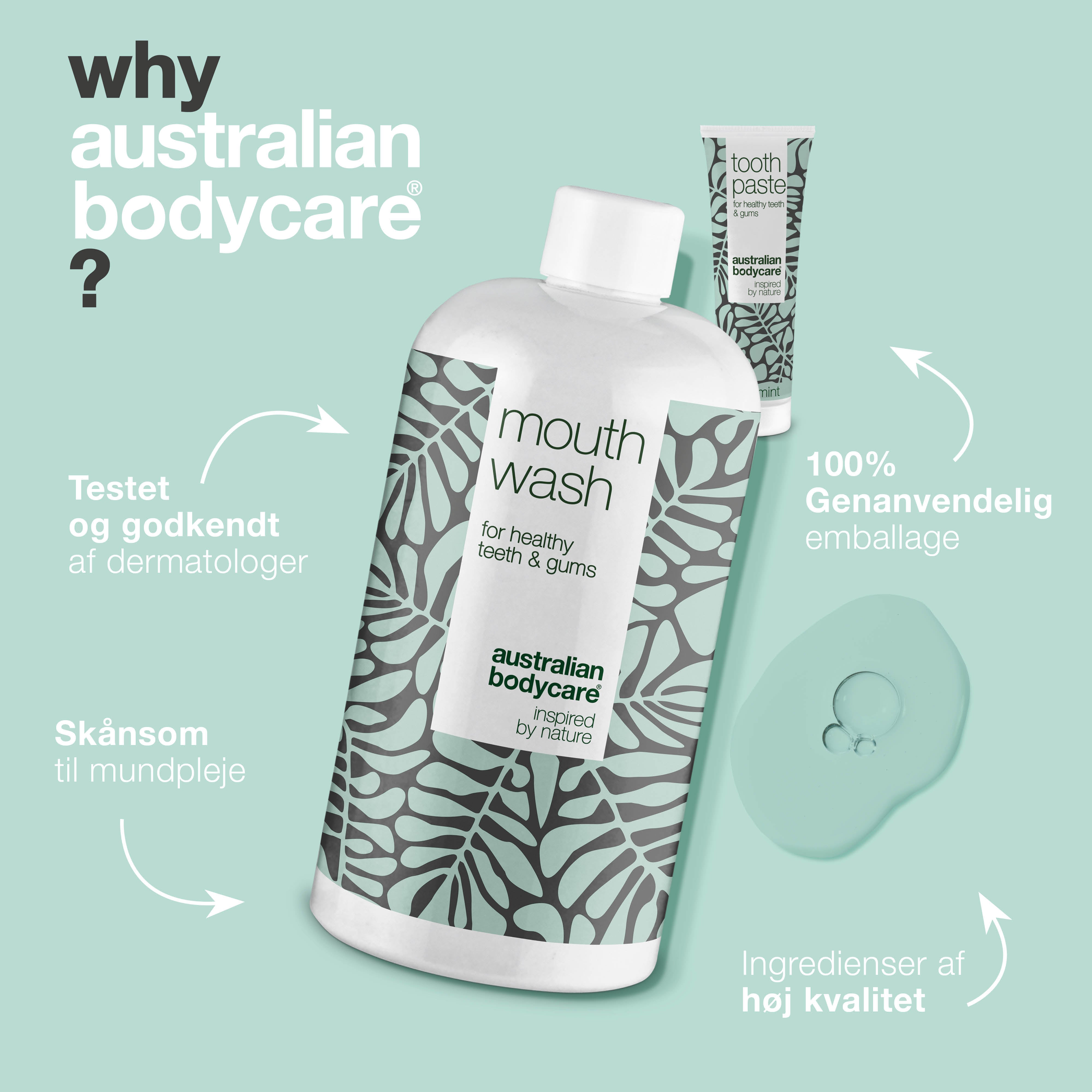 Daglig plejepakken til tunge, tandkød og tænder — 9 Tea Tree Oil mundprodukter mod dårlig ånde og pleje ved svamp