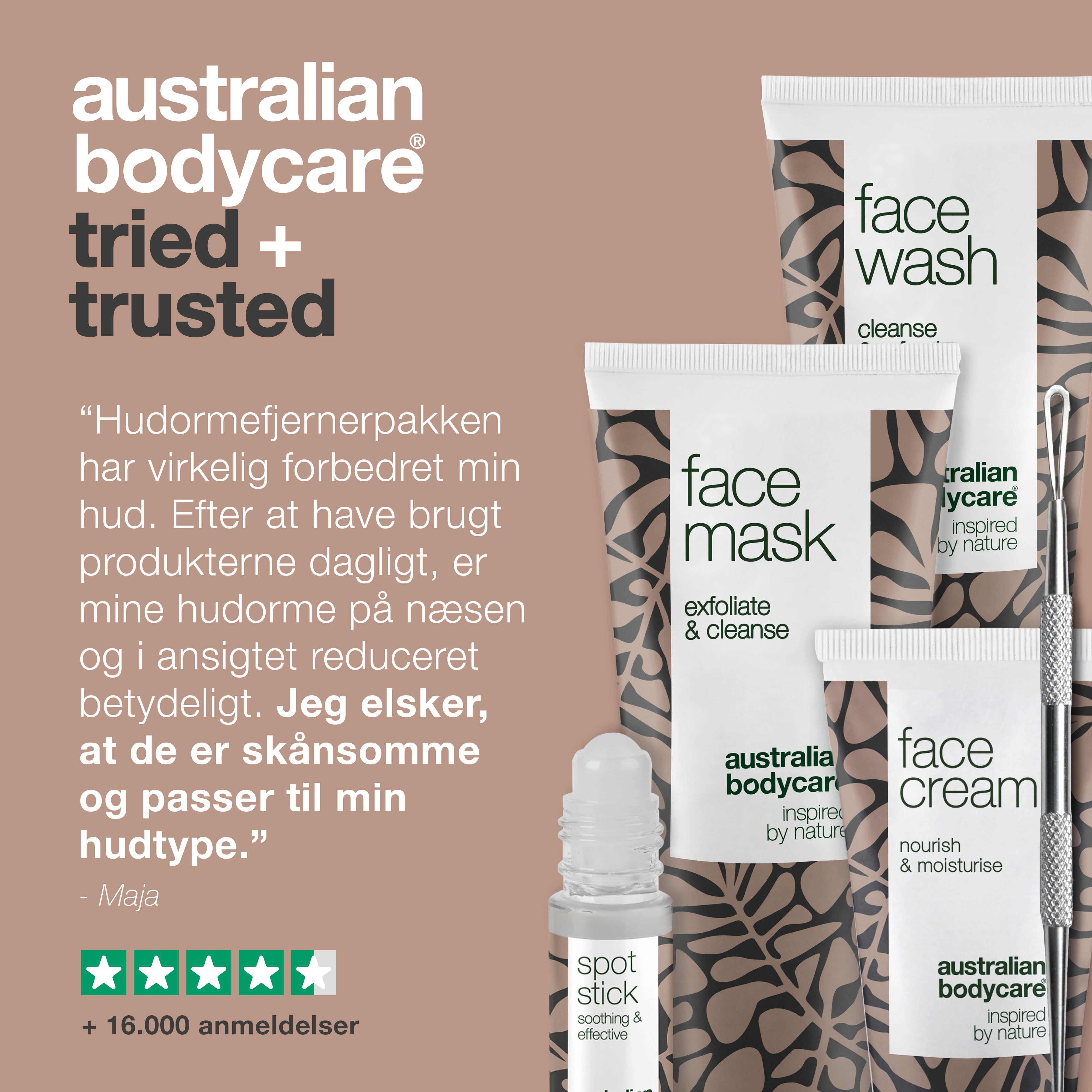 Hudormefjernerpakken — 5 produkter til at fjerne hudorme på næsen og i ansigtet