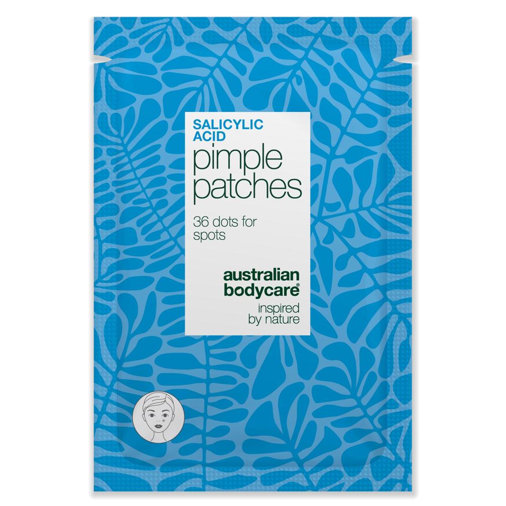 Salicylsyre Pimple Patches mod bumser og fedtet hud — Salicylsyre Pimple Patches mod bumser og hudorme. Med salicylsyre, grøn te og hyaluronsyre for rolig og ren hud.