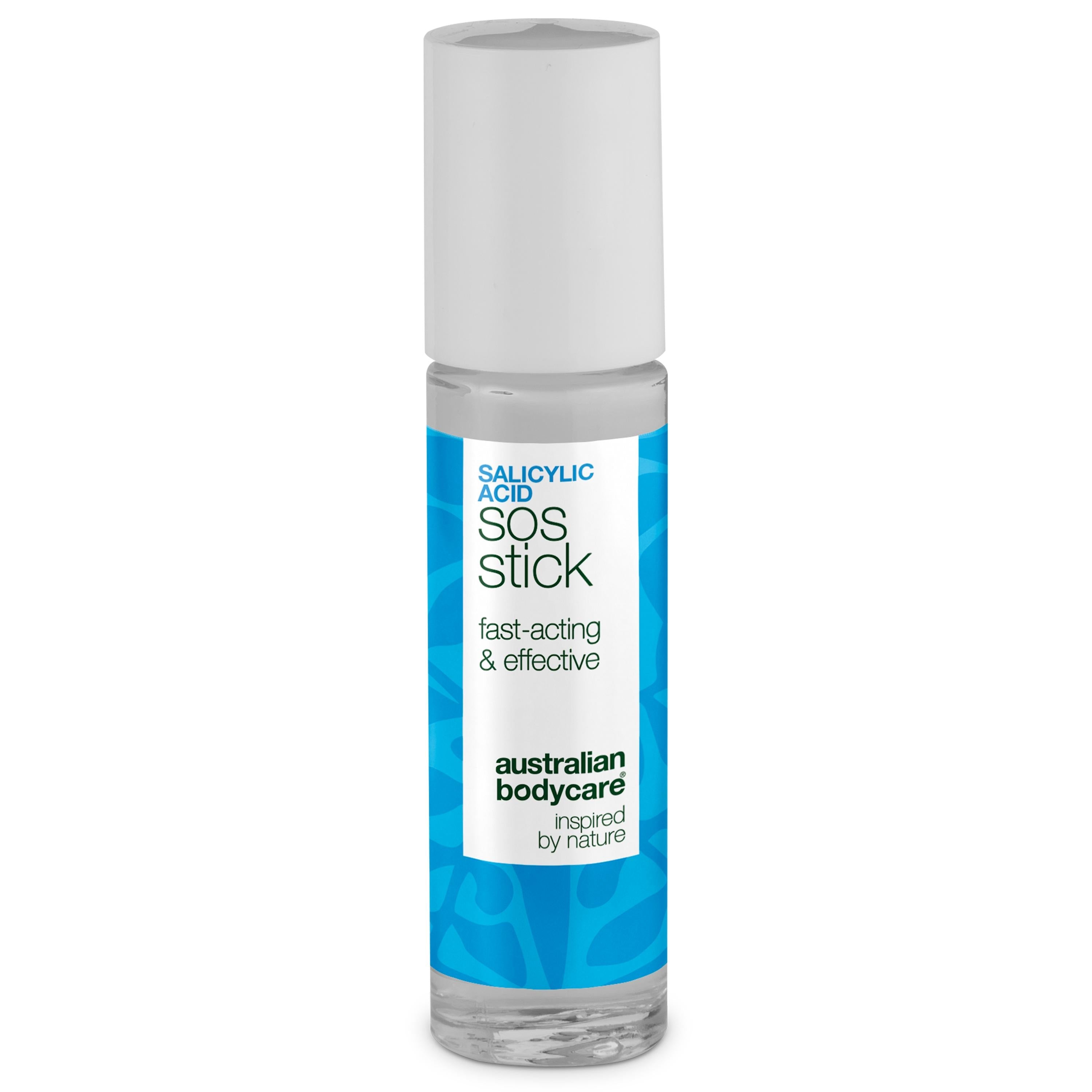 Salicylsyre SOS Stick mod bumser, rødme og tilstopninger — Salicylsyre SOS Stick mod urenheder og fedtet hud. Beroliger, renser og forebygger udbrud. Indeholder Salicylsyre.