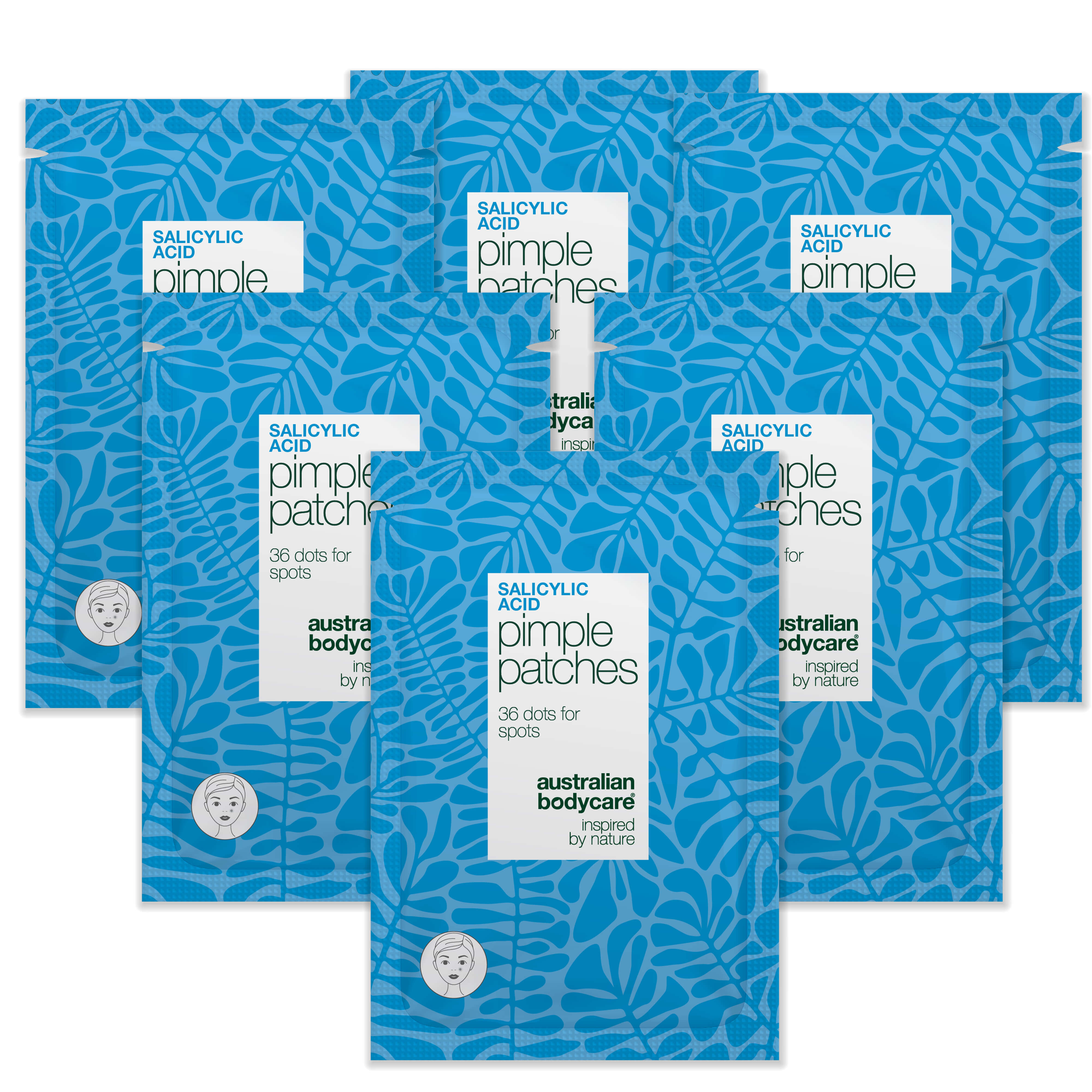 Salicylsyre Pimple Patches mod bumser og fedtet hud — Salicylsyre Pimple Patches mod bumser og hudorme. Med salicylsyre, grøn te og hyaluronsyre for rolig og ren hud.