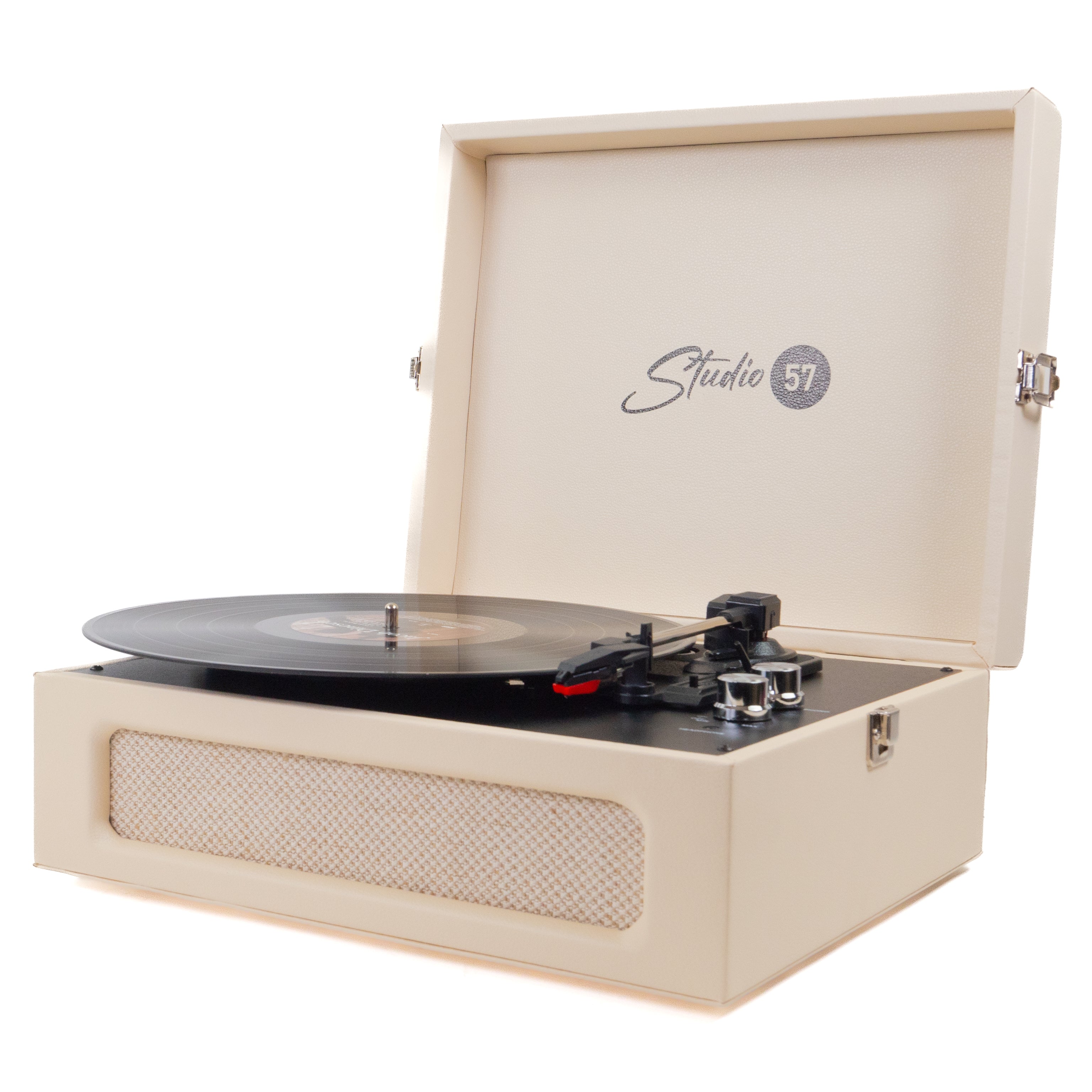 Studio 57 Groovy Pladespiller (Hvid)