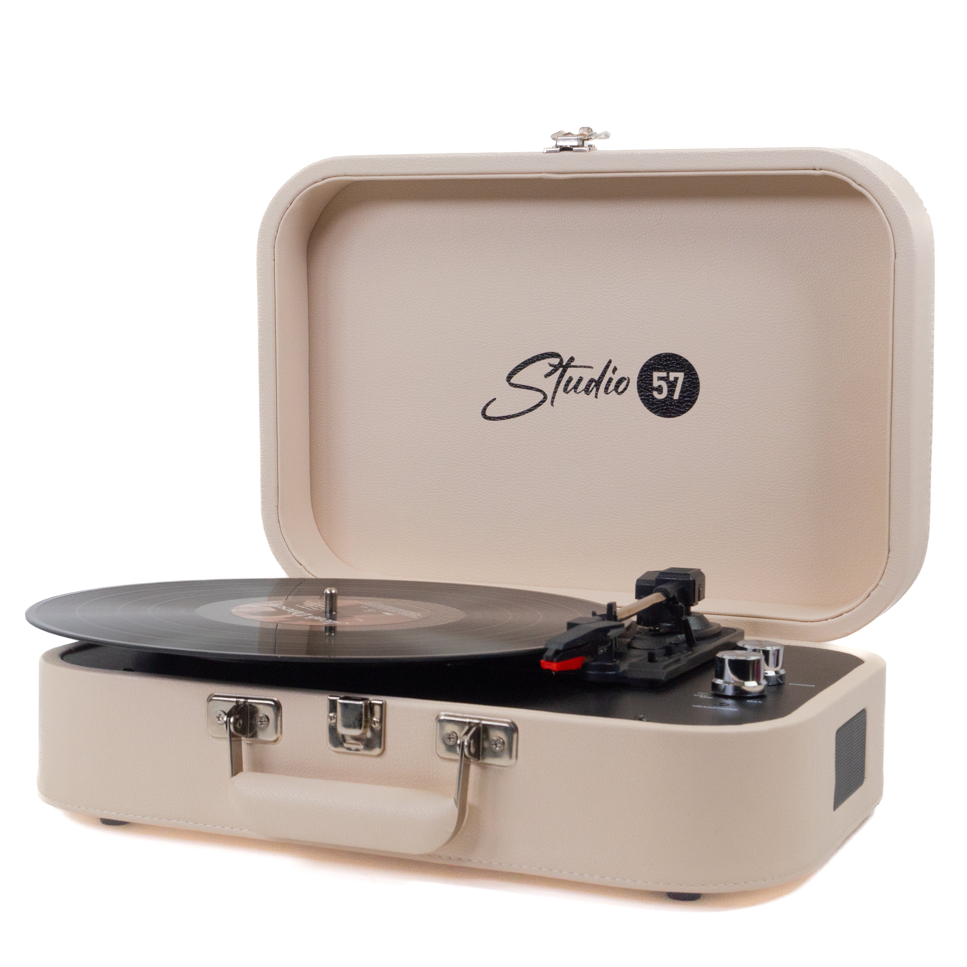 Studio 57 Mellow Pladespiller (Hvid)