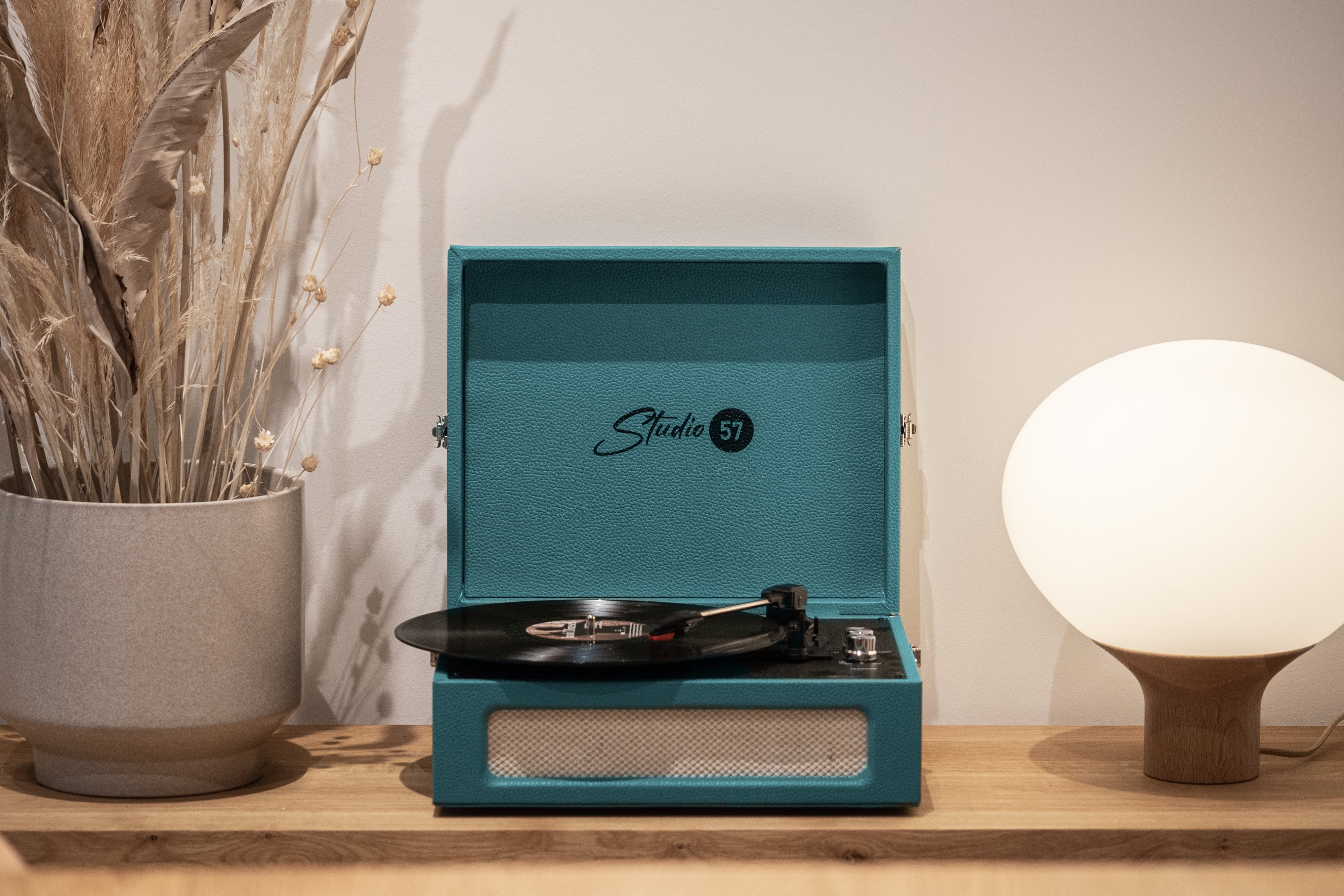 Studio 57 Groovy Pladespiller m. LP Stativ (Ivy)
