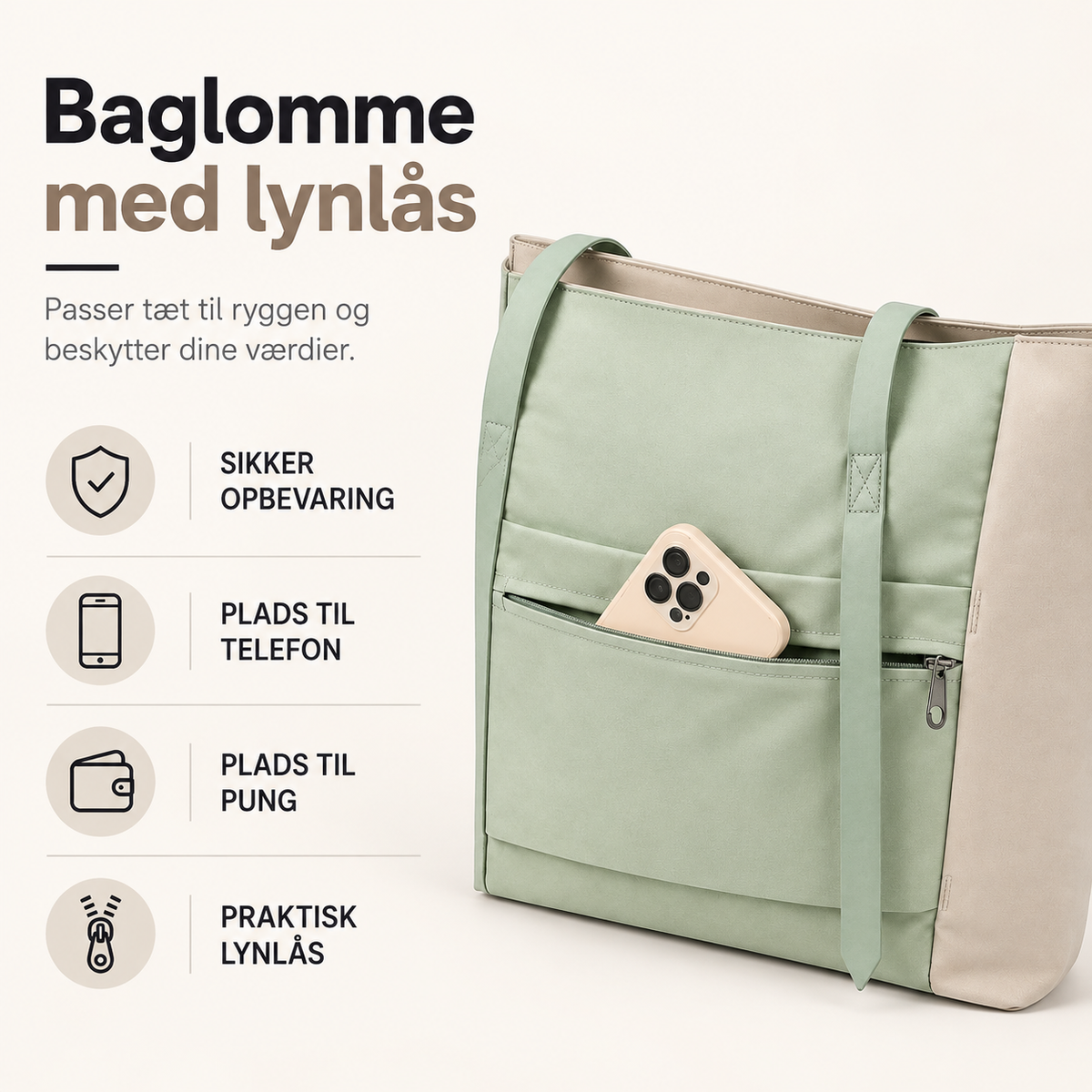 DagTote 12L – Let Vandafvisende Totetaske