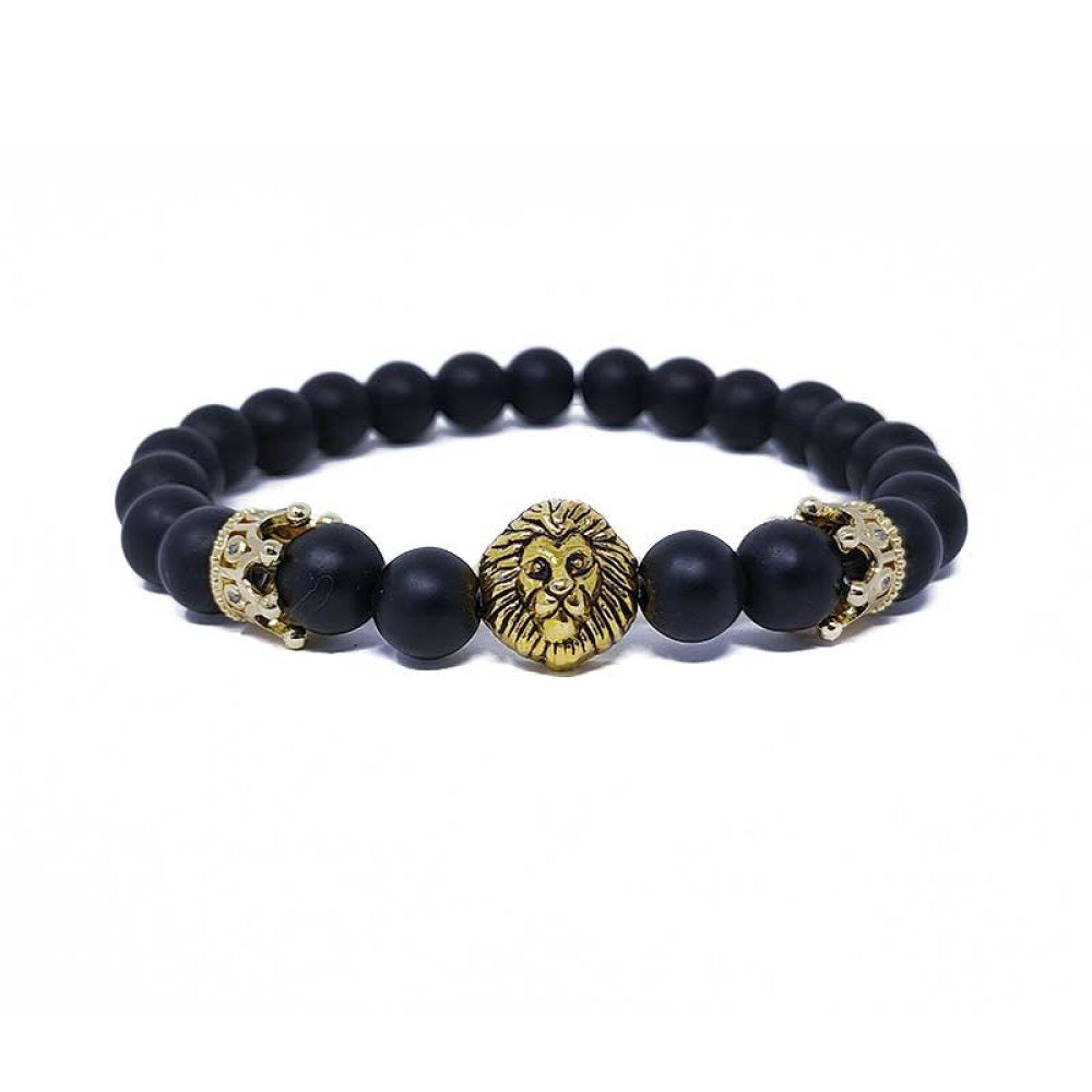 KONGE ARMBÅND: Lion Head Armbånd til mænd