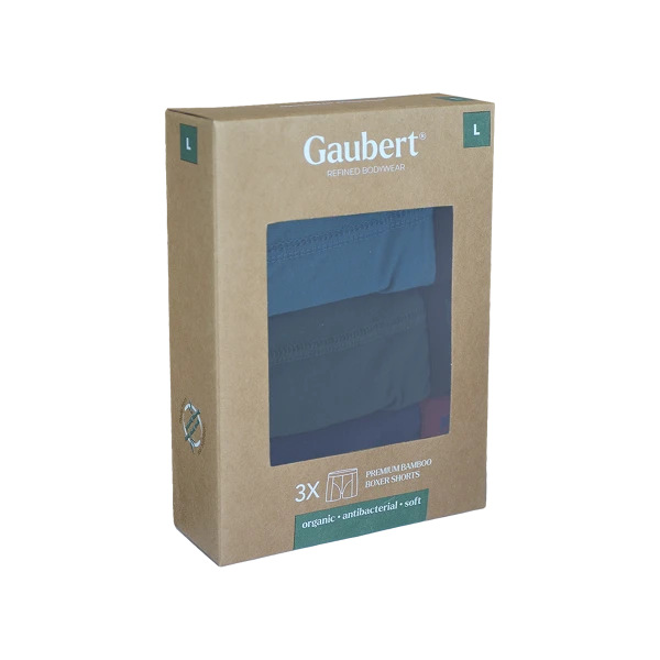 Gaubert Premium 3-pak bambus boxershorts