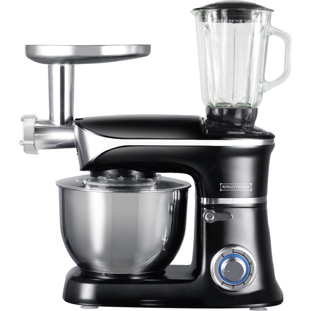 Royalty Line 3-i-1 Køkkenmaskine 1900W / 6.5L Hakker/Blender/Røre