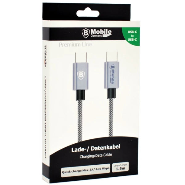 B Mobile Kvalitets USB lade/datakabel til Iphone - Samsung - M.fl.