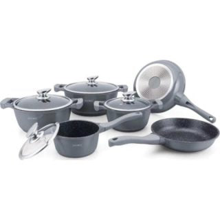 Royalty Line BS-1010 Grydesæt med Non-Stick marmor belægning