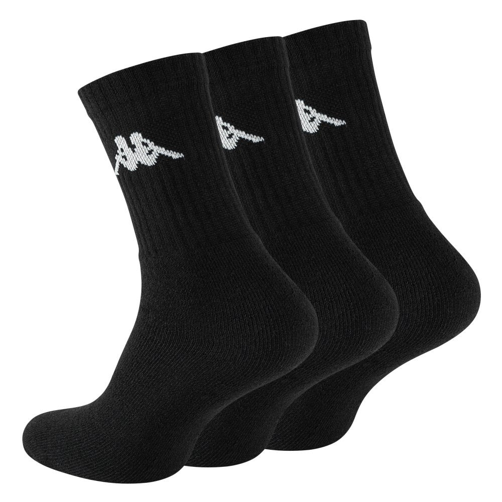 redde Koncession udskiftelig KAPPA® sports sokker coton 3 pack SORT – markedsbutikken.dk