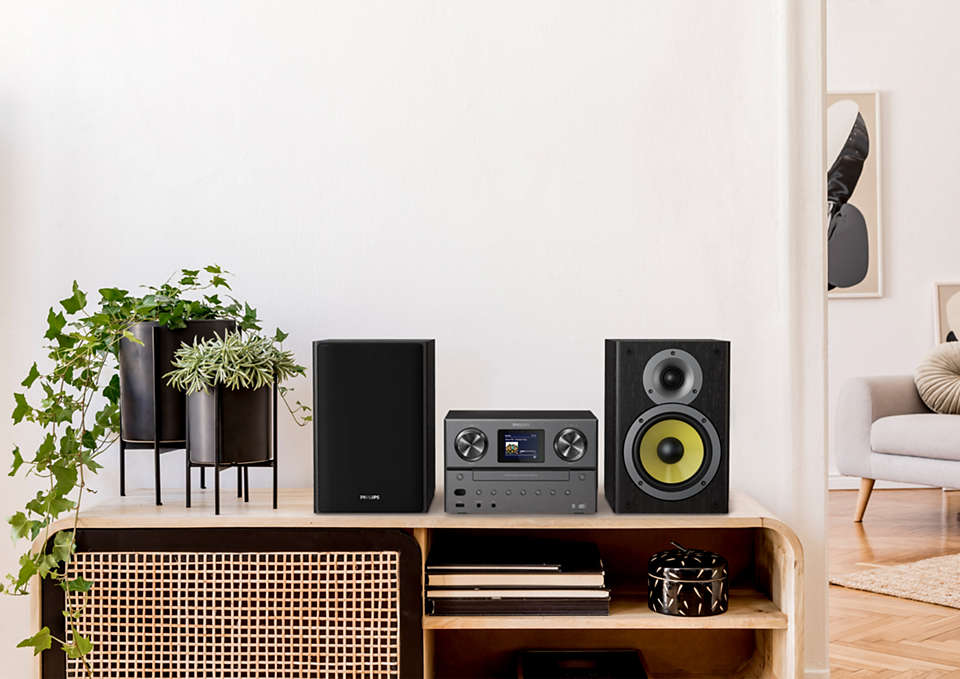 PHILIPS TAM8905/10 MINIANLÆG MED DAB+ OG INTERNETRADIO