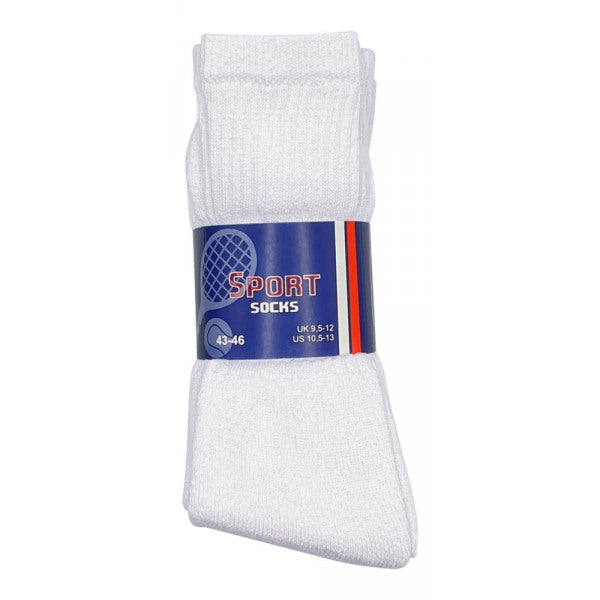 Frotté sportsstrømper *OEKO TEX* Hvid