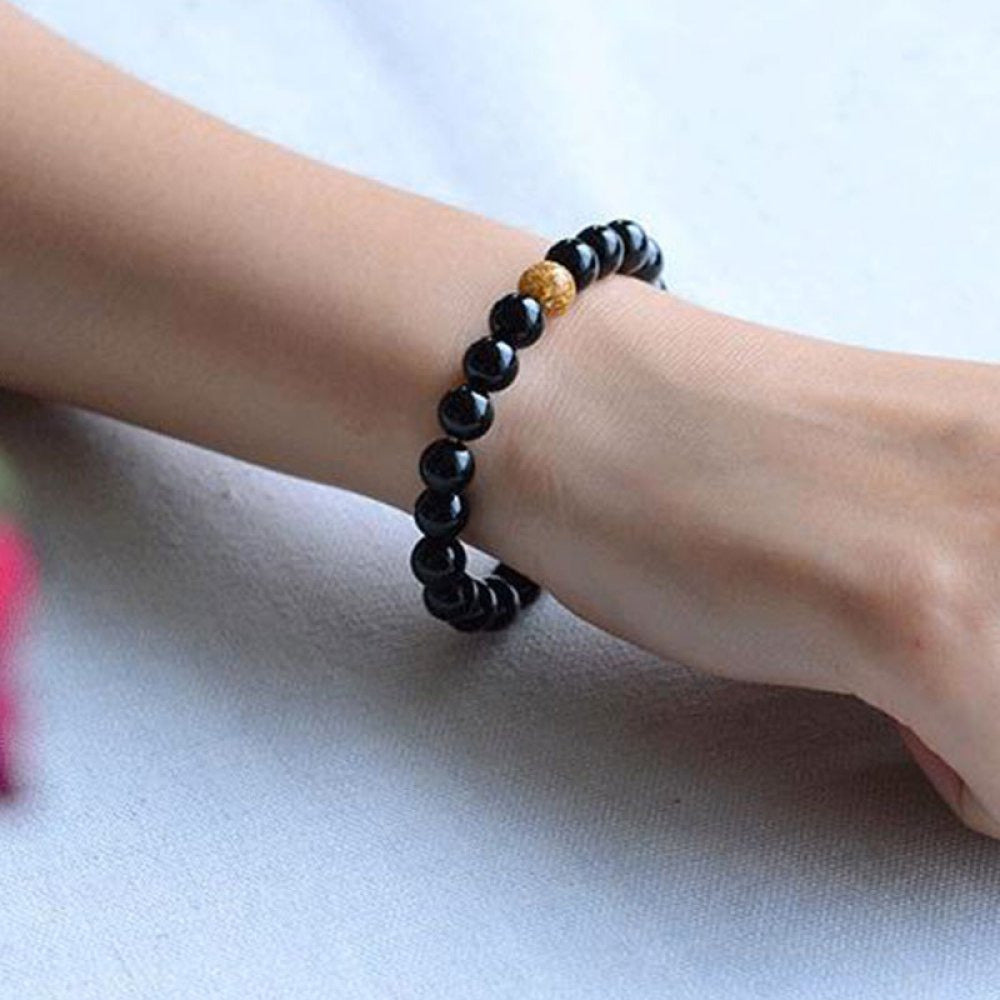 Armbånd "Mestring og anti-stress" i sort Onyx