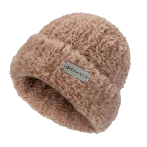 Plys vinterhue, blød og varm, onesize