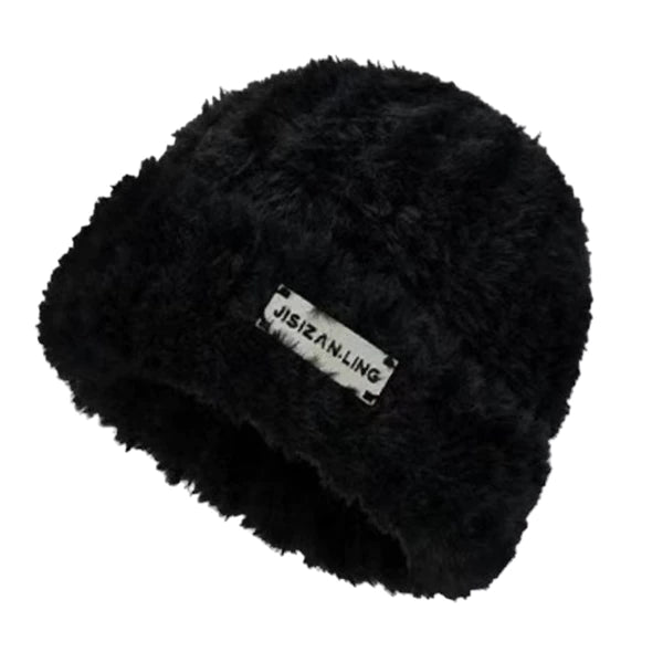 Plys vinterhue, blød og varm, onesize