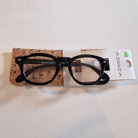 Stel læsebrille med etui (fås i flere styrker)