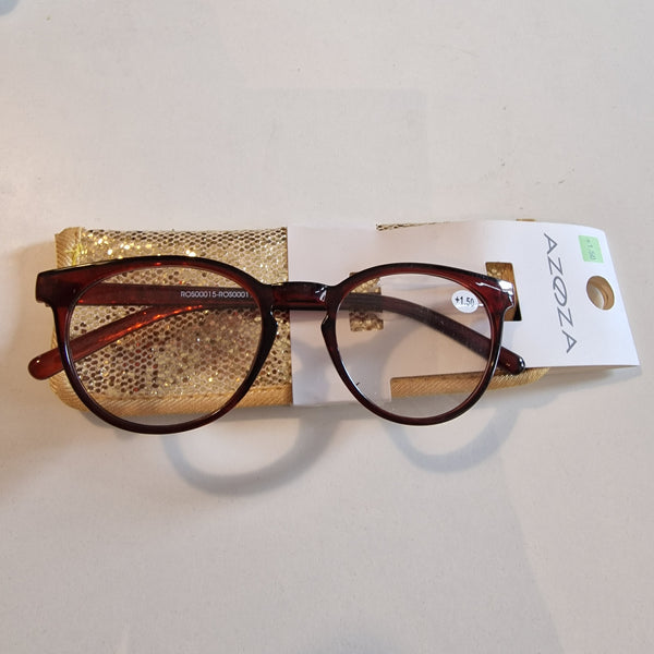 Professor læsebrille med etui (fås i flere styrker)