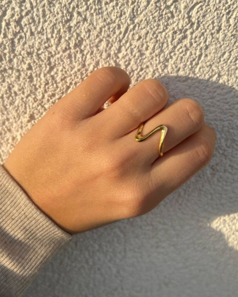 OCEAN WAVE RING