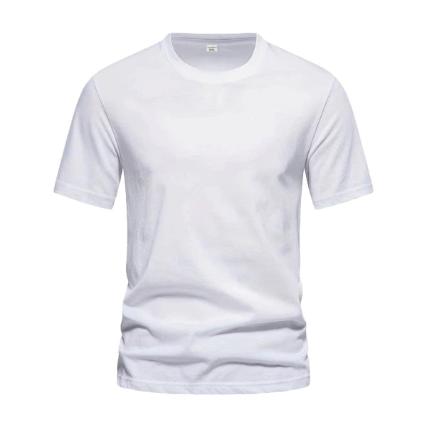 GIANVAGLIA Mænd Basic T-shirt  - Hvid og sort