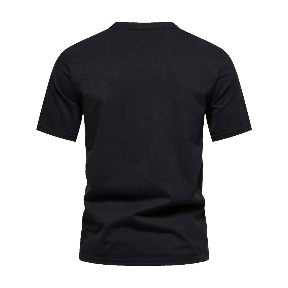 GIANVAGLIA Mænd Basic T-shirt  - Hvid og sort