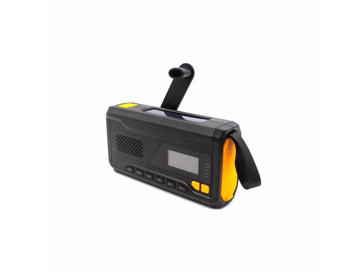 DENVER SCD-2033 - Emergency Radio - Solar - Dynamo - 2000 mAh Powerbank - DAB/FM - Sort