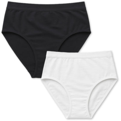 Vanting Sømløs bikinitrusse  VT2711B Sort/Hvid