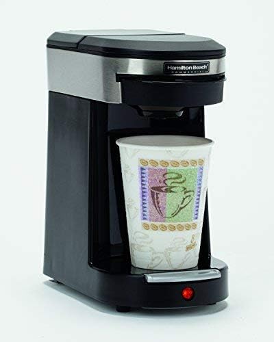 Hamilton Beach Commercial HDC200S Kaffepude-kaffemaskine, 1 kop, sort/sølv,