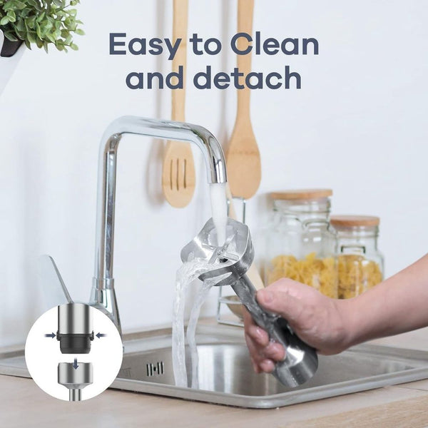 Royalty Line RL-ESMS800BLK: 3-i-1 stavblendersæt - Powerpisker, dykblender, hakker - sort/rød