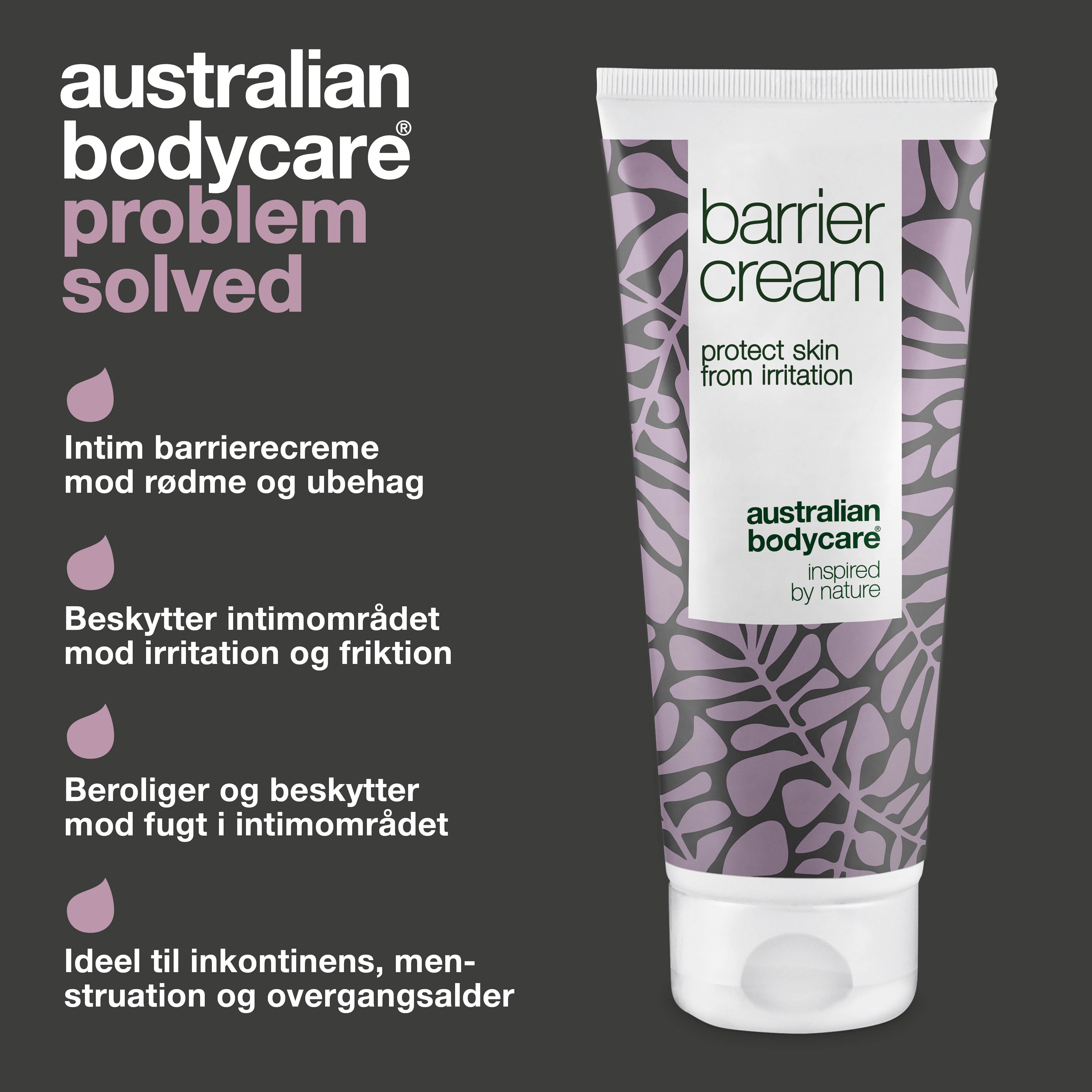 Barrierecreme mod rødme og svie — Beskytter intimområdet mod irritation, fugt og friktion