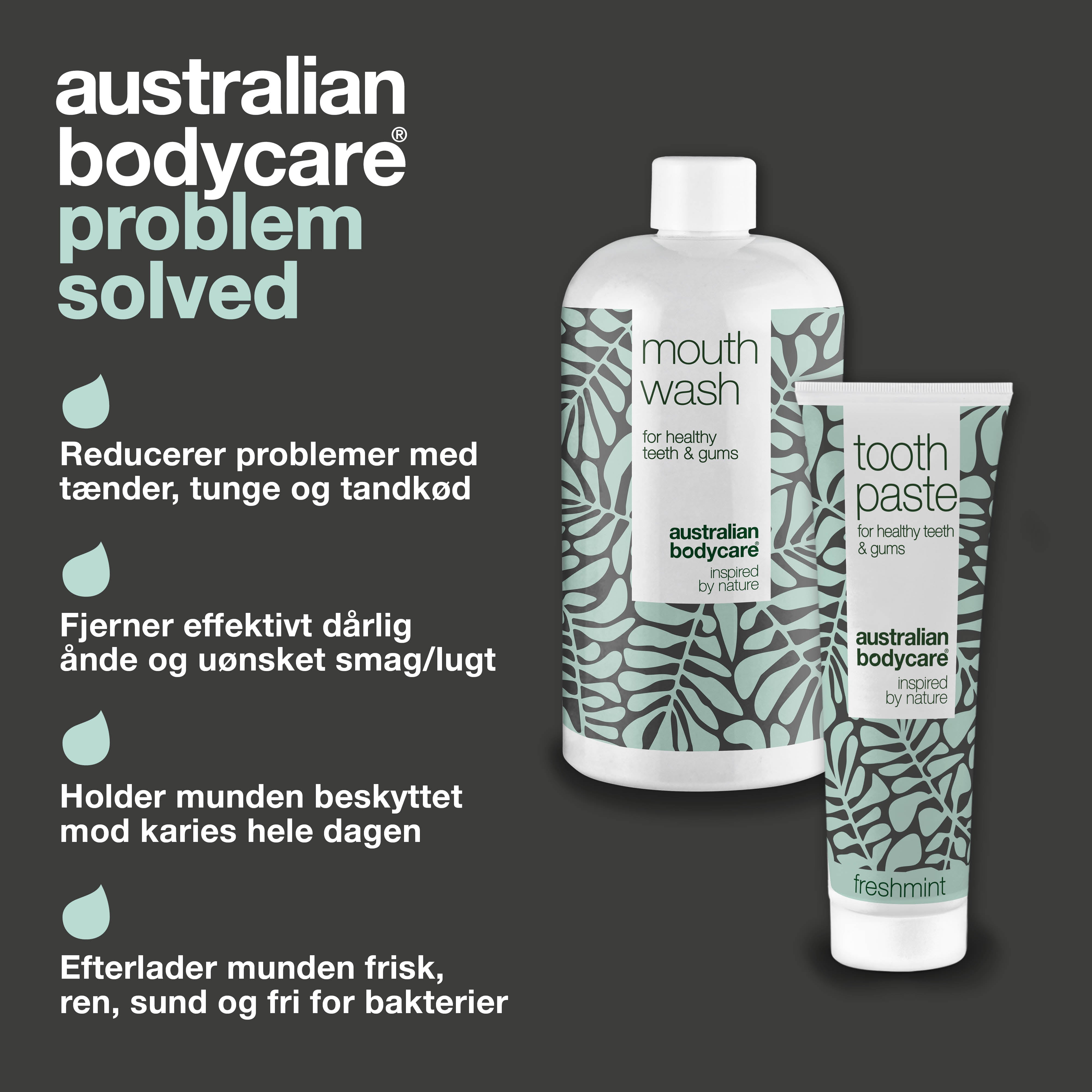 Daglig plejepakken til tunge, tandkød og tænder — 9 Tea Tree Oil mundprodukter mod dårlig ånde og pleje ved svamp