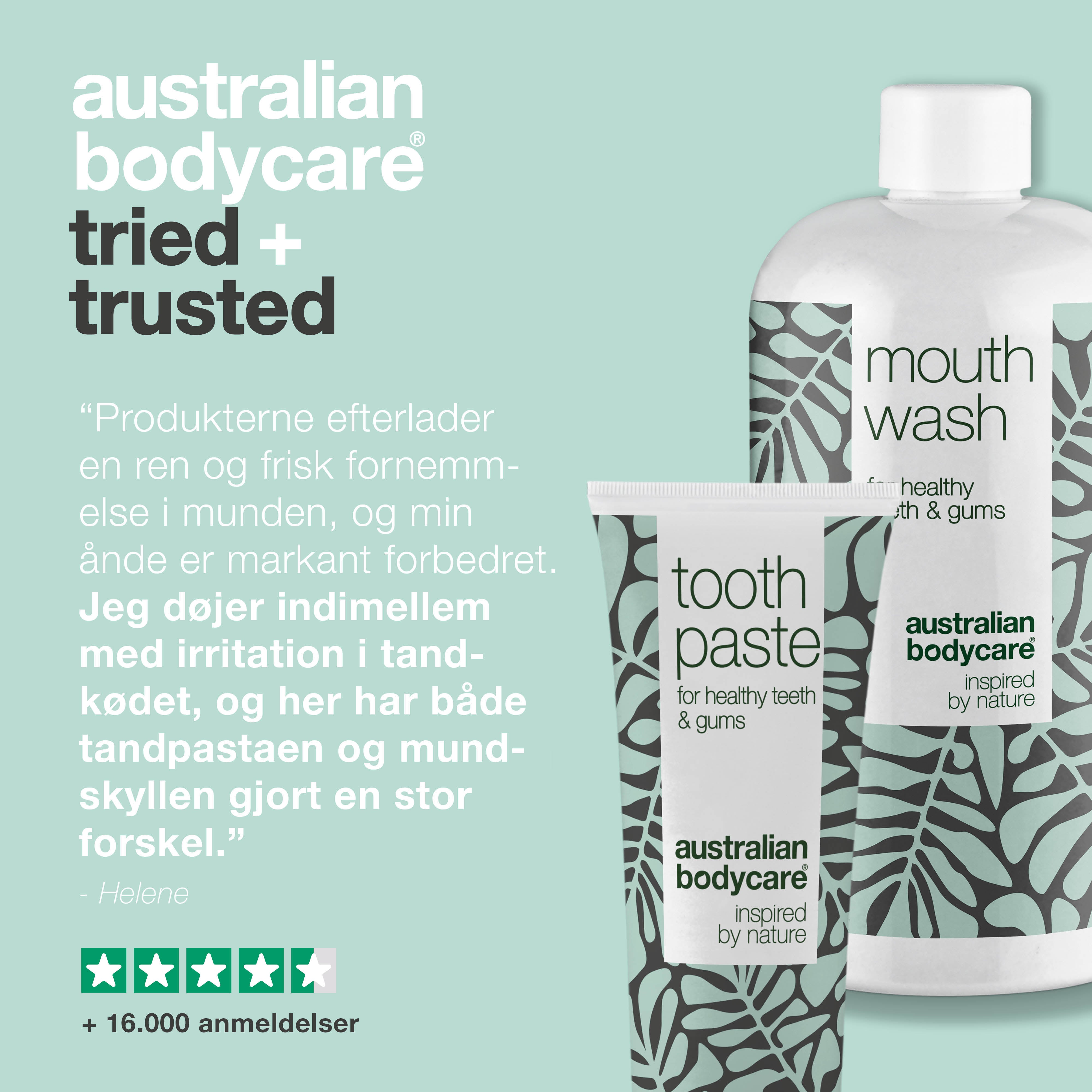 Daglig plejepakken til tunge, tandkød og tænder — 9 Tea Tree Oil mundprodukter mod dårlig ånde og pleje ved svamp