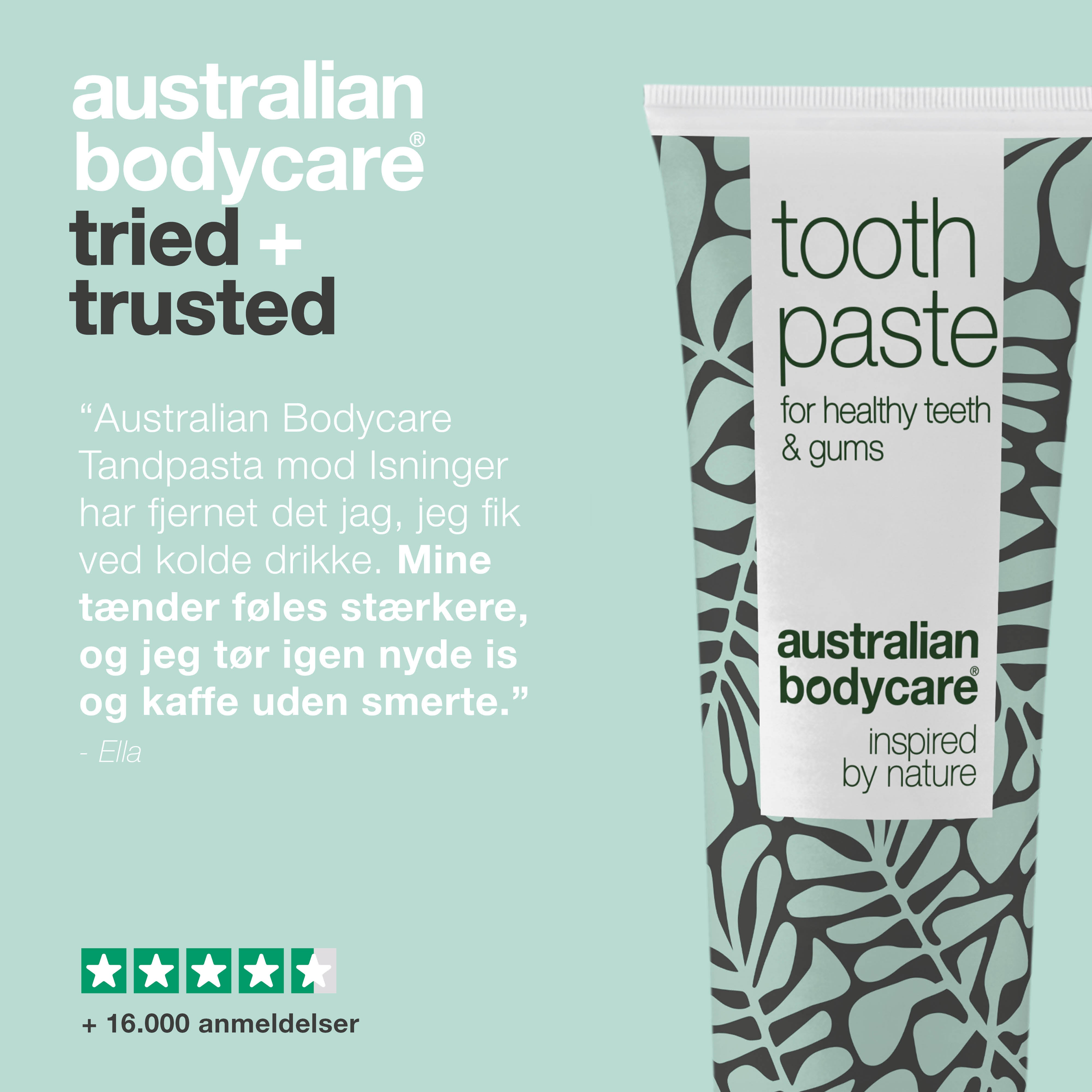 Tandpasta mod Isninger i Tænderne — Tea Tree Oil Tandpasta