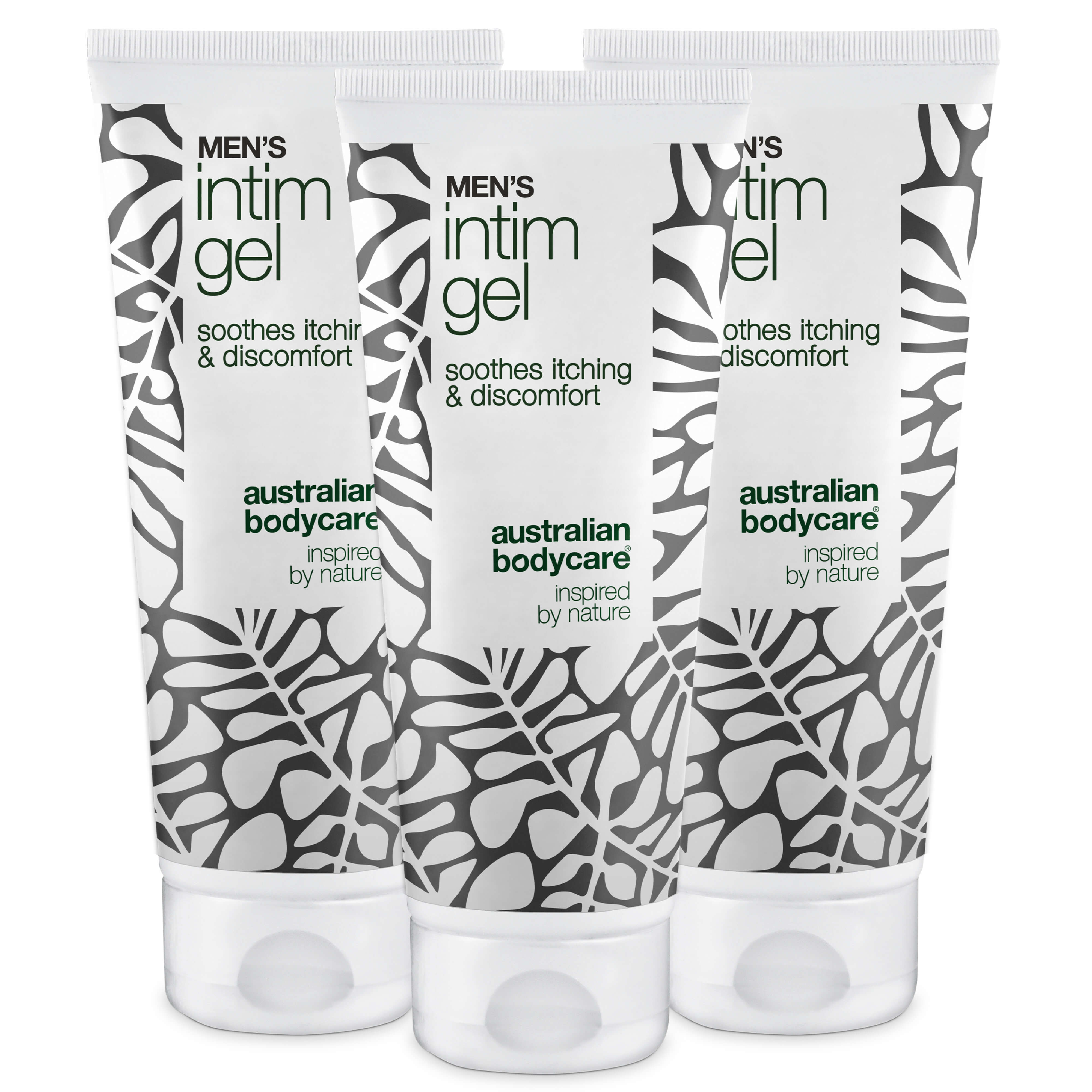 Men’s Intimate Gel – Mod kløe og irritation i intimområdet — Slip for kløe og ubehag med Men’s Intimate Gel. Holder huden frisk og velplejet med en hurtigt absorberende, ikke-fedtet formel