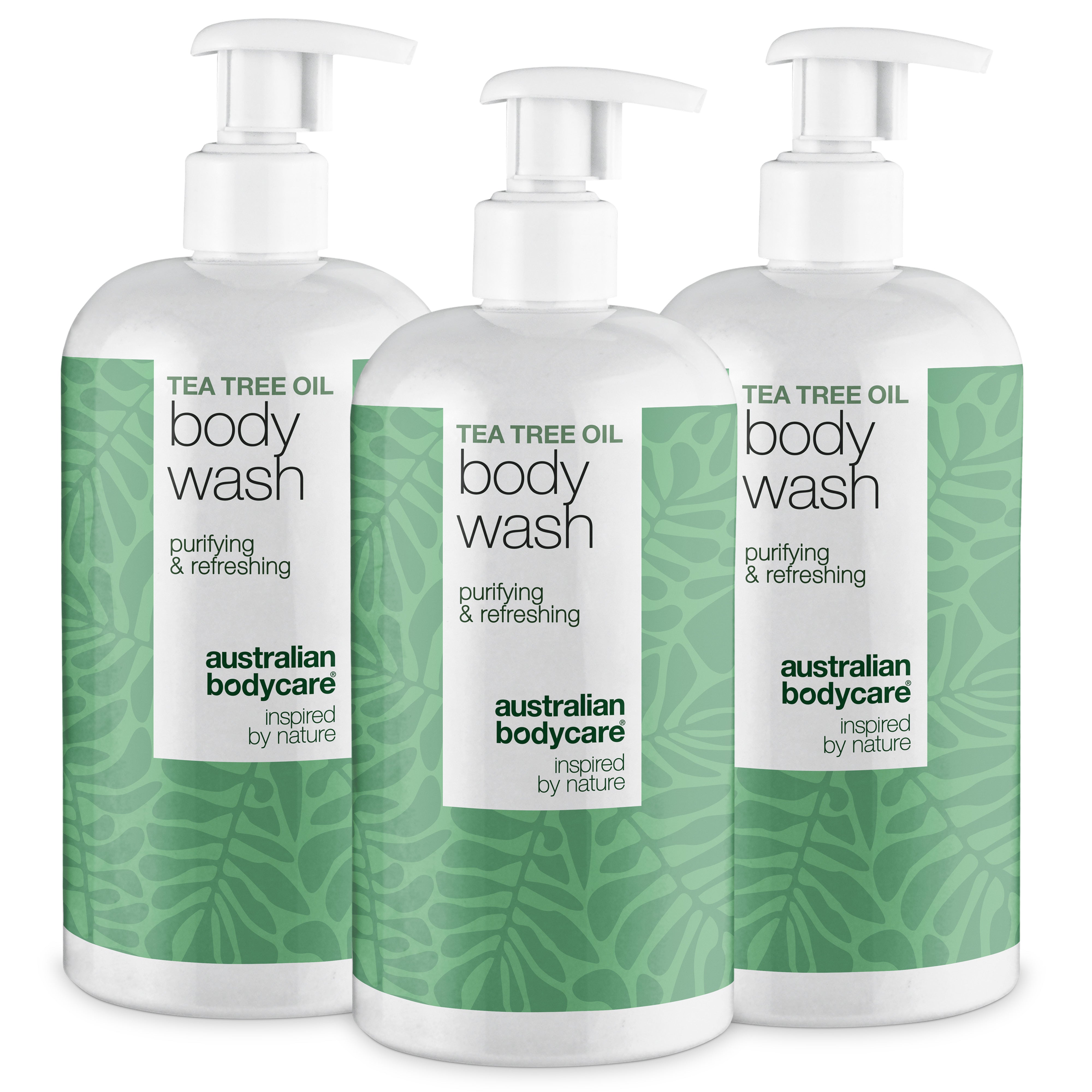 Tea Tree Body Wash til bumser, fedtet hud og kropslugt — Tea Tree Body Wash til uren, fedtet eller irriteret hud. Med Tea Tree Oil, Zinc PCA og mild Coco-Betaine.
