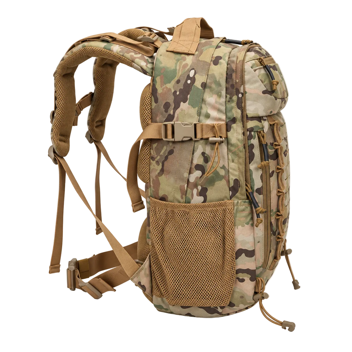 Trekker 30 – Vandrerrygsæk 30L med MOLLE & Aluminiumsstøtte