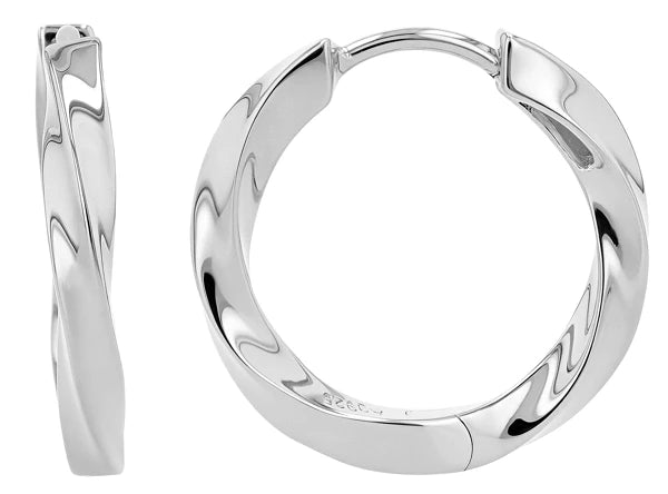 Sif Jakobs Jewelery 925/- Ægte Sølv Hoop Ørering