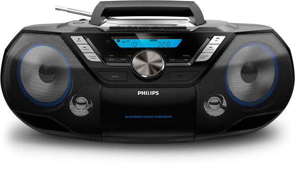 Philips AZB798T/12 ghettoblaster med DAB+ med CD og Kassettebåndoptager