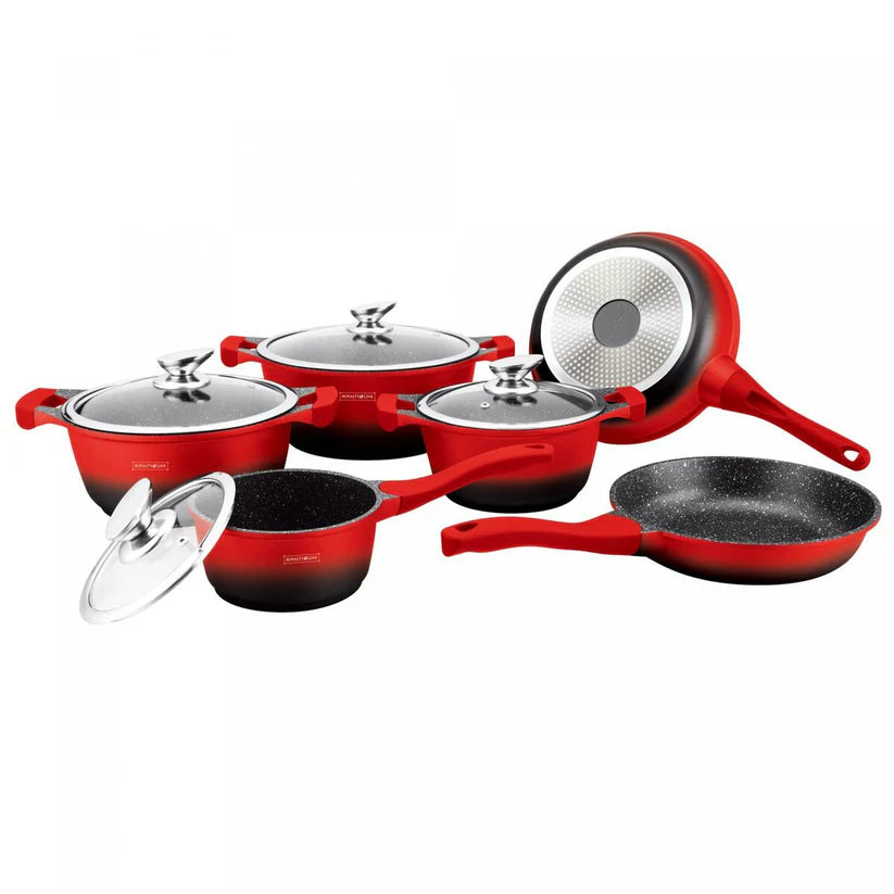 Royalty Line BS-1010 Grydesæt med Non-Stick marmor  belægning