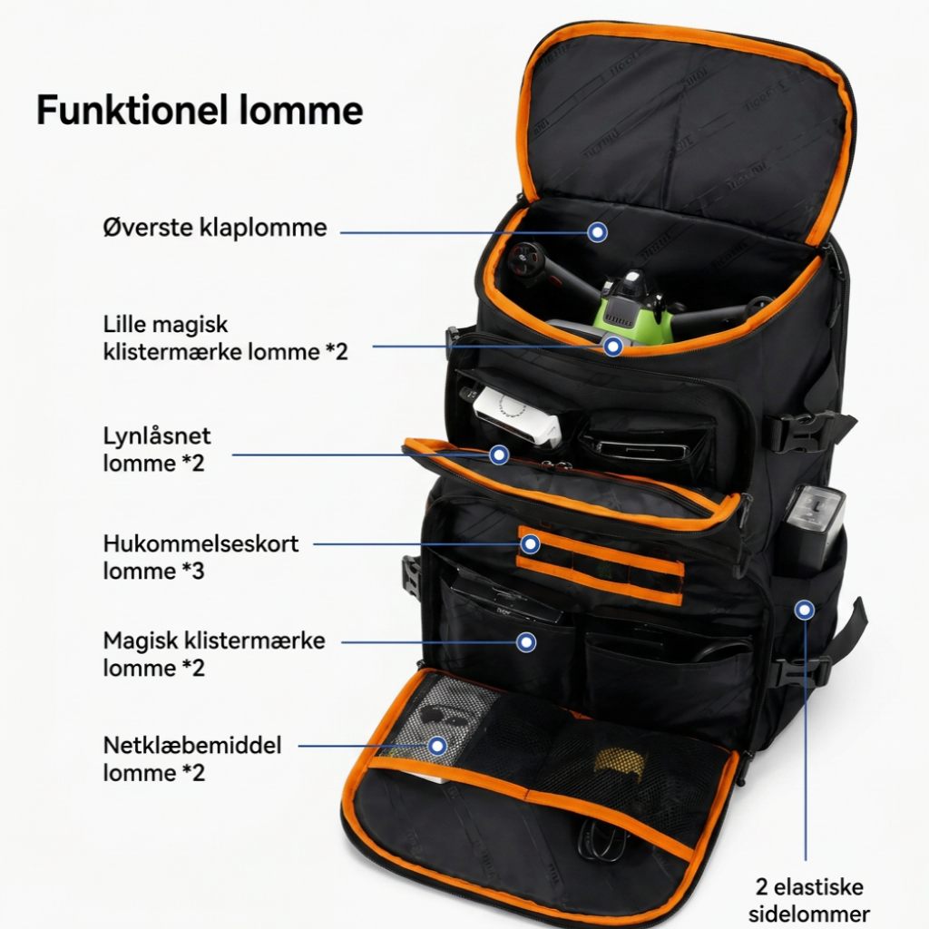 GearPak 24L – Kamerarygsæk med Regnslag