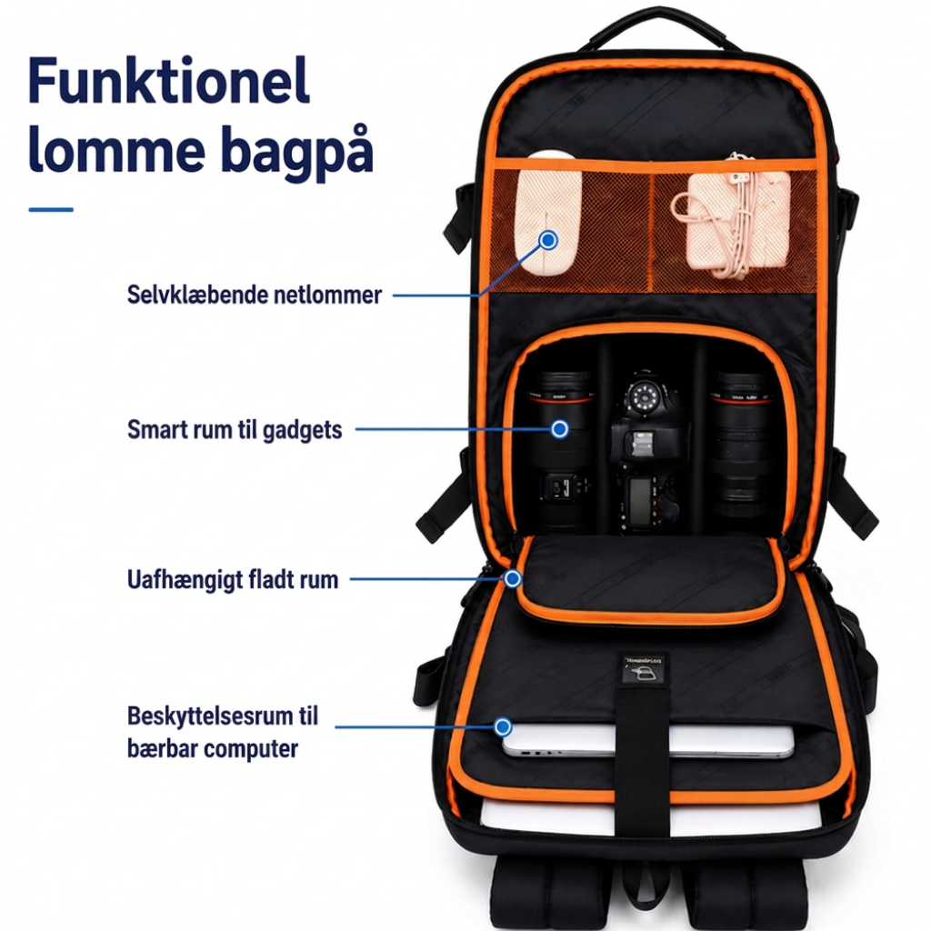 GearPak 24L – Kamerarygsæk med Regnslag