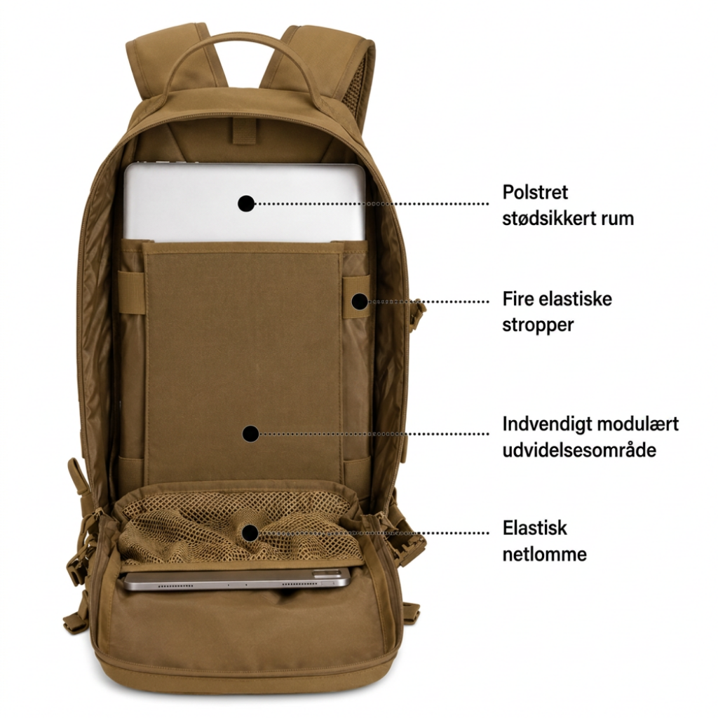 Trekker 20L – Kompakt Rygsæk til Sport & Friluftsliv