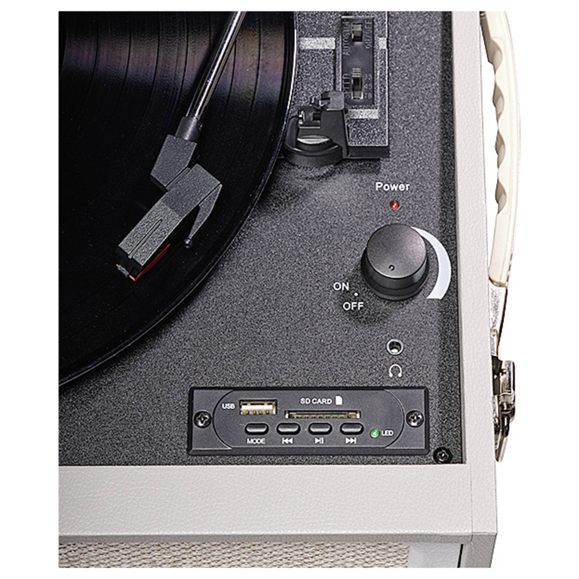 DENVER VPR-250 - Pladespiller på ben FM/USB/Bluetooth